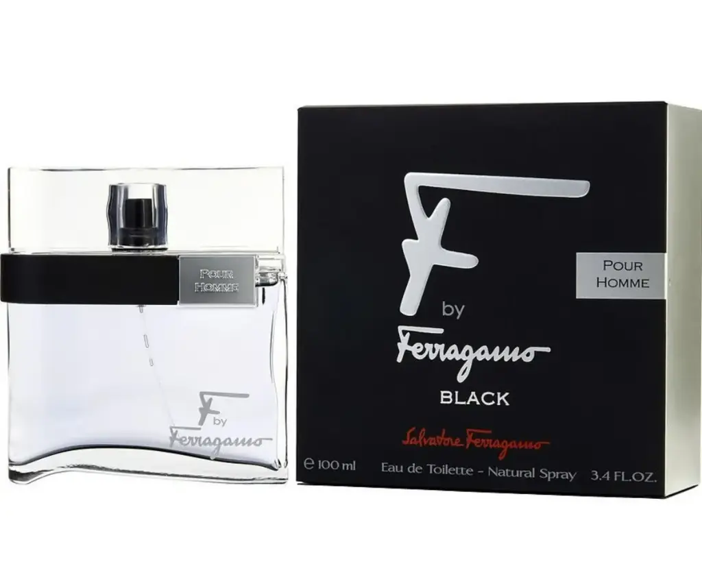 FERRAGAMO F BLACK MEN EDT 100ML