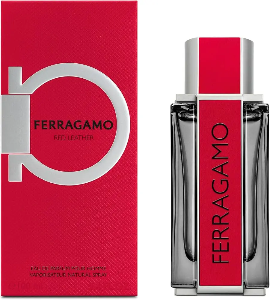 FERRAGAMO RED LEATHER MEN EDP 100 ML