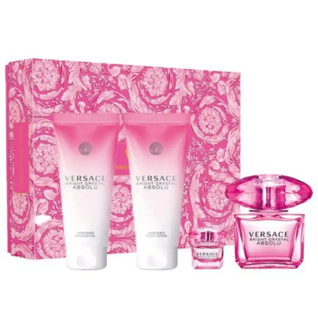 VERSACE BRIGHT CRYSTAL ABSOLUTE 4 PC SET WOMEN 