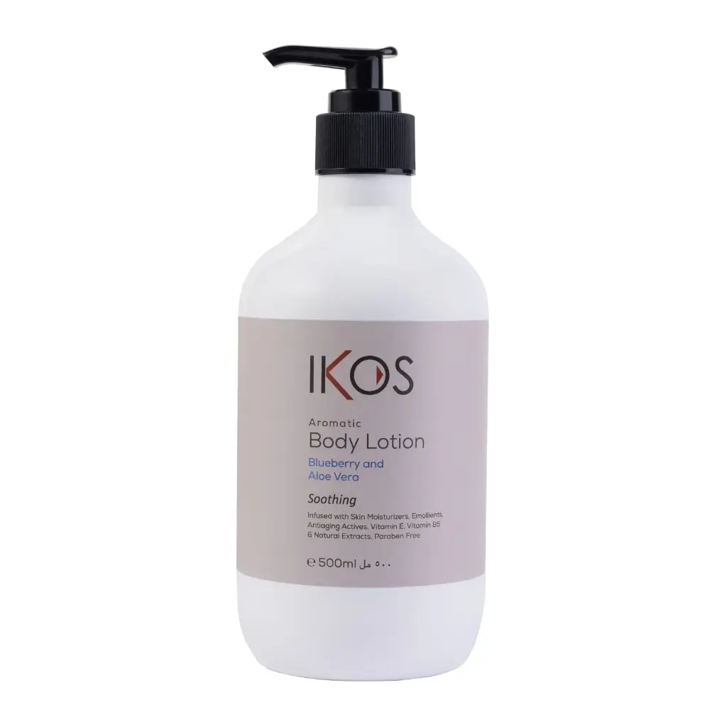 IKOS BODY LOTION ALOEVERA AND BLUEBERRY 500ML