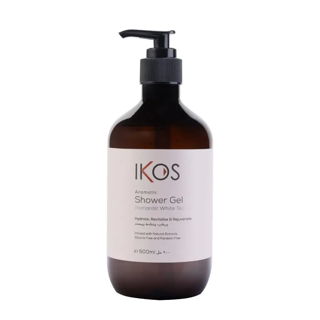 IKOS SHOWER GEL ROMANTIC WHITE TEA 500ML