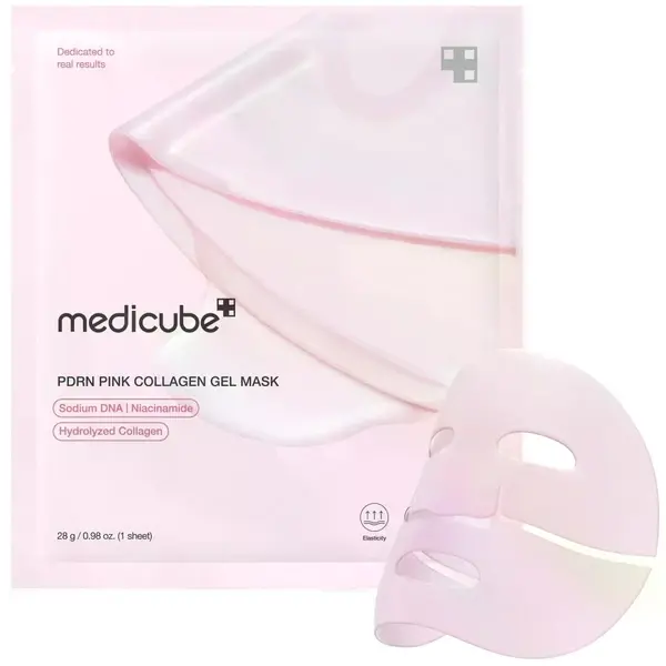 MEDICUBE PDRN PINK COLLAGEN MASK WOMEN 4SHEET 28G 