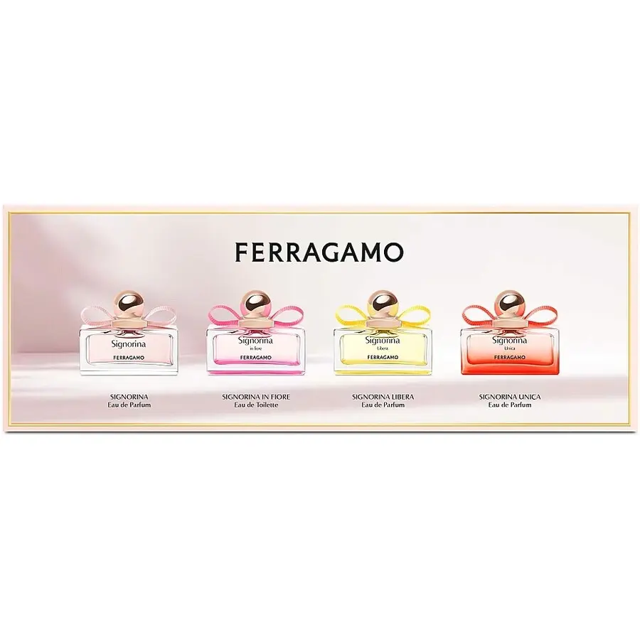 FERRAGAMO WOMEN MINI SET (4 X 5ML)