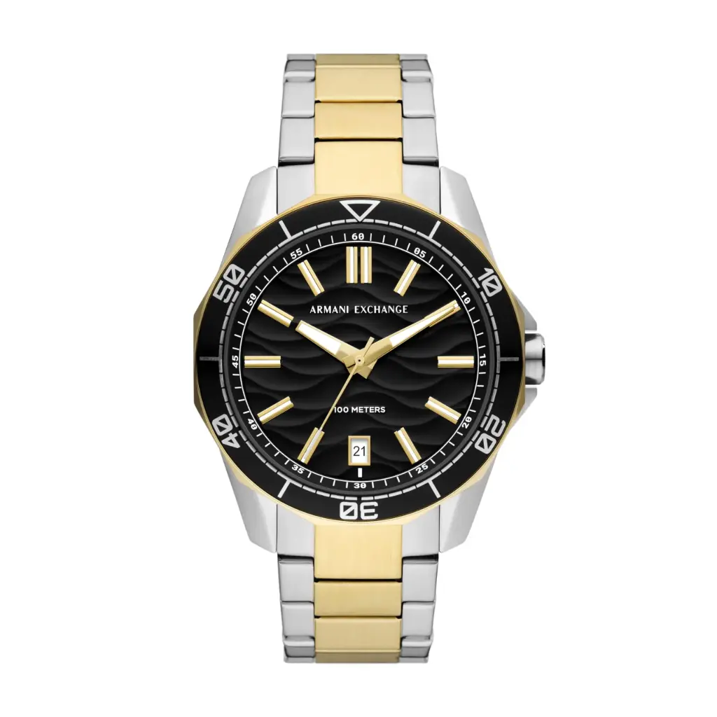 AX1956 ARMANI ANALOG BLACK DIAL MEN'S WATCH 