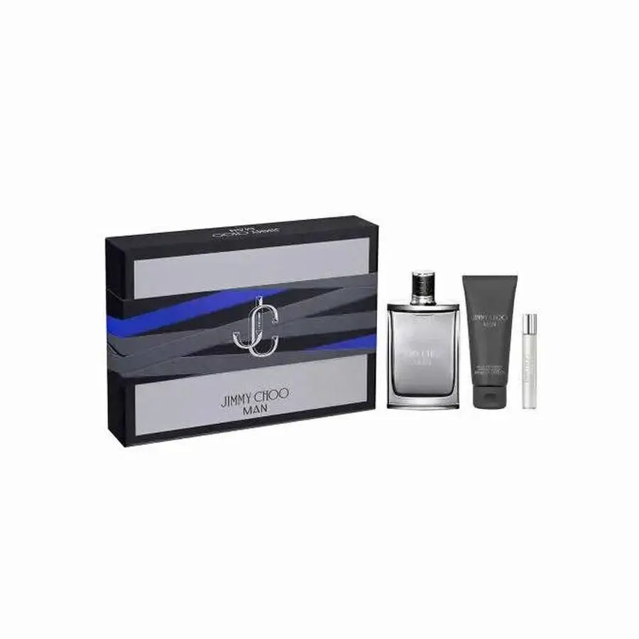 JIMMY CHOO MAN SET EDT 100ML+EDT 7.5ML+SG 100ML