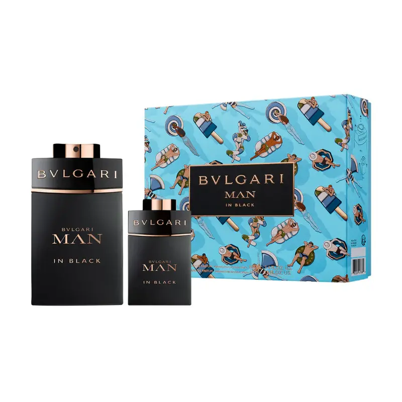 BLV MAN IN BLACK SET EDP 100ML+ASB100ML+POUCH