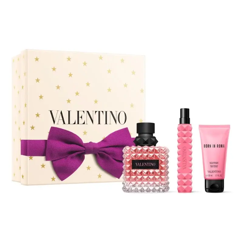 VALENTINO BORN IN ROMA WOMEN SET EDP 100ML+EDP 10ML+BL 50ML
