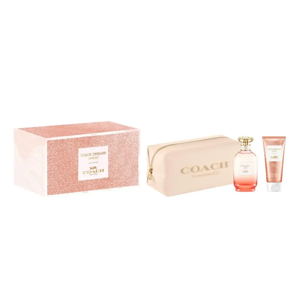 COACH DREAMS SUNSET WOMEN SET EDP 90ML+BL 100ML+POUCH