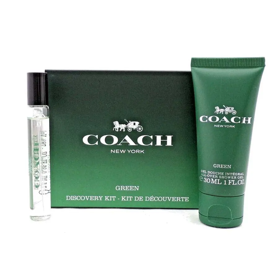 COACH GREEN WOMEN MINI SET EDT 7.5ML+SG 30ML