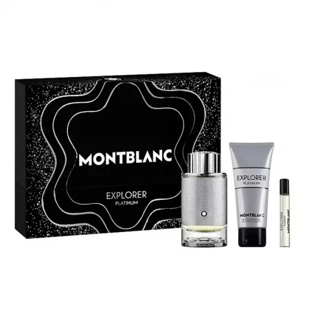 MB EXPLORER PLATINUM MEN SET EDP 100ML+EDP 7.5ML+SG 100ML