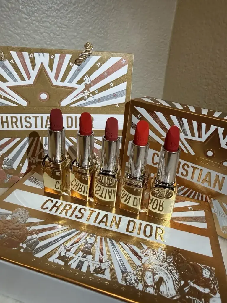 DIOR ROUGE LIPSTICK 5PC