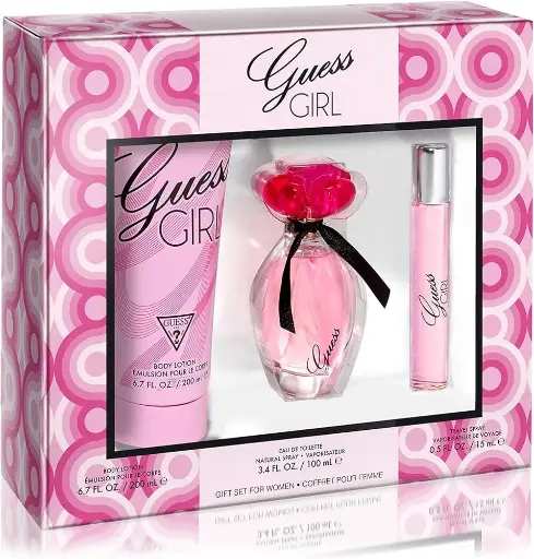 [085715330444] GUESS GIRL SET EDT 100ML+200ML BL+15ML