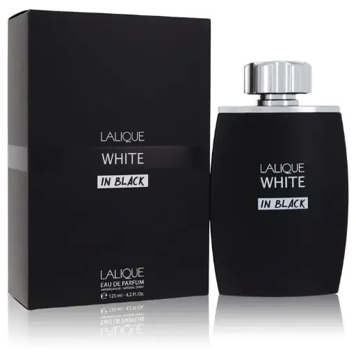 [7640171196930] LALIQUE WHITE IN BLACK MEN EDP 125ML