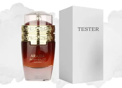 [ARABIA INTER ROUGE MEN EDP 100ML TESTER] ARABIA INTER ROUGE UNISEX EDP 100ML TESTER
