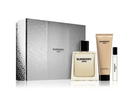 [3616303557683] BURBERRY HERO SET 100ML EDT+BW 75ML+10ML EDT 