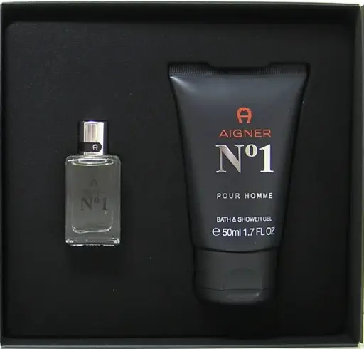 [4013670509038] AIGNER NO1 POUR HOMME MEN SET EDT 8ML+SG50ML