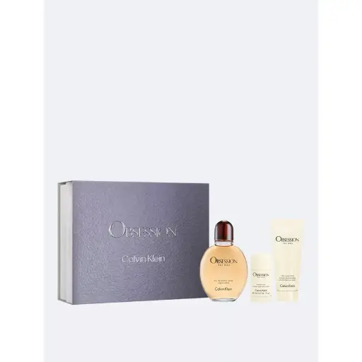 [3616305433589] CK OBSESSION MEN SET EDT 125ML + AFTER SHAVE BALM 100ML + DEO STICK 75G 