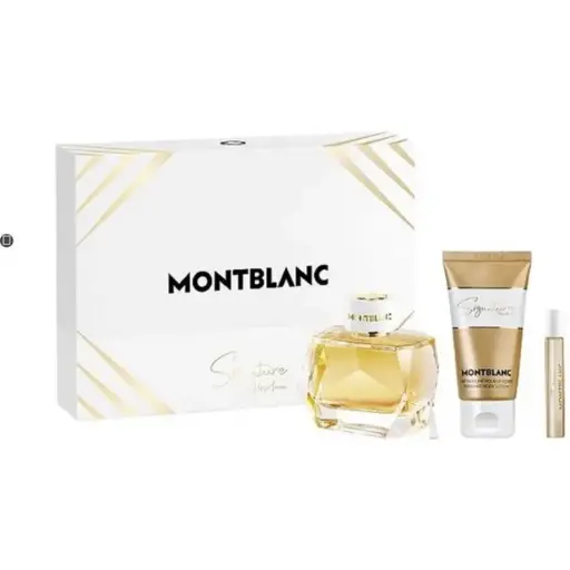 [3386460154451] MB SIGNATURE ABSOLUE WOMEN SET EDP 90ML+EDP 7.5ML+BL 100ML 