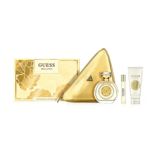 [085715349729] GUESS BELLA VITA WOMEN SET EDP 100ML+EDP 15ML+BL 100ML+POUCH