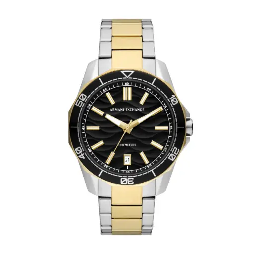 [AX1956] AX1956 ARMANI ANALOG BLACK DIAL MEN'S WATCH 