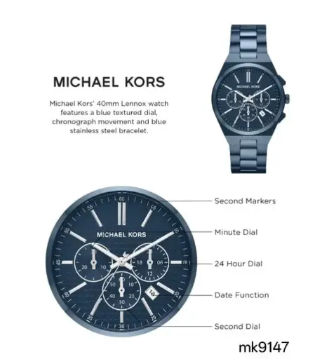 [MK9147] MK9147 MICHAEL KORS LENNOX WATCH MEN 