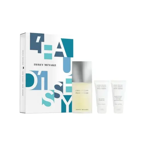 [3423222118471] ISSEY MIYAKE MEN SET EDT 125ML+SG 50ML+AS 50ML  
